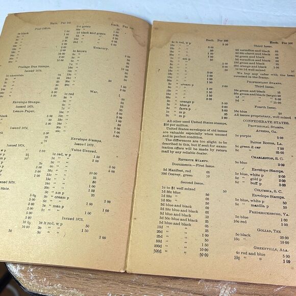 Antique Ephemera The Philatelic Stamp Value Book( pamphlet). - Picture 7 of 8